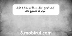 كيف تربح المال من الانترنت؟ 5 طرق موثوقة لتحقيق ذلك